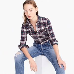 J Crew Always Holiday Flannel Shirt
